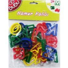 Die Grup Bu-Bu Oyun Hamuru Kalıbı Harf( 26PARÇA)