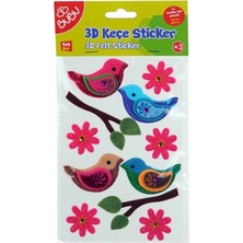 Die Grup Bu-Bu 3D Keçe Sticker