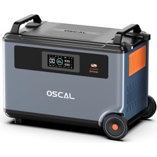 BP3600 3600WH Lifepo4 Güç Istasyonu Ek Bataryası Powermax 3600 ve 6000 Uyumlu Yüksek Kapasite ve Uzun Ömürlü Genişletilebilir Enerji Depolama Ünitesi
