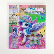 Die Grup Taros Unicorn Diamond Coloring Book