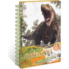 Die Grup Taros DINOSART-15203 Small Creative Book Foil Art