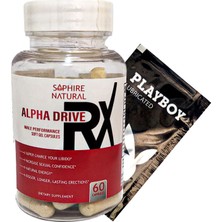 Fırfır Moda Alpha Drive Erkeklere 60 Lı Soft Jel Formunda Özel Perfor.mans Destekleyici BRK:005 + H.ediye Playboy Kaydıran Jel