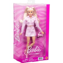 Die Grup Barbie Deluxe Pembe Ceketli Style Bebek