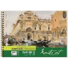 Die Grup Karatis Art Spiralli Suluboya 25X35 12 Yp. 300 gr