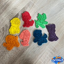 Dıymax Pati Şeklinde Kurabiye Kalıbı - Hamur Kesici