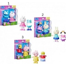 Die Grup Peppa Pig ve Ailesi Kıyafetli Figür Seti
