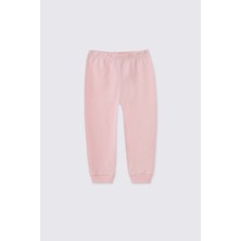 Panço Liberty Kumaş Yenidoğan Patikli Pembe Pantolon