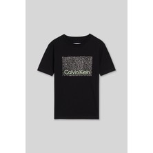 Panço Calvin Klein Erkek Çocuk Siyah Tişört