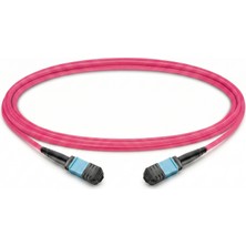 Nets Shop Nets Mpo Dişi - Dişi Fiber Patch Cord Cable 12 Core Om4 Tip B 3m - Dne-Mpo-Pf-Pf-Tb-Om4-3