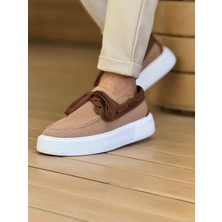 Shopwave MN2602 - Triko Erkek Ayakkabı Taba