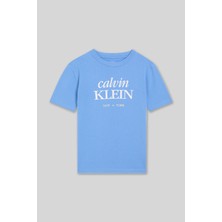 Panço Calvin Klein Erkek Çocuk Mavi Tişört