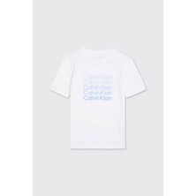 Panço Calvin Klein Erkek Çocuk Beyaz Tişört