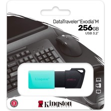 Shopwave Kıngston DTXM/256GB USB 3.2 Data Traveler Exodia M Flash Disk (Siyah-Yeşil)