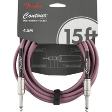 Fender Contour Serisi 4.5 Metre Pembe Enstrüman Kablosu