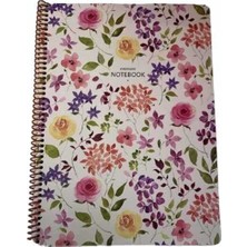 Die Grup Keskin A4 80 Yp.çiz. Karton Kp.spr.çiçek Defter