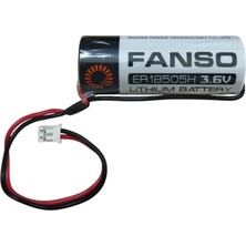 sbodurhome Fanso ER18505H Kablolu Konnektörlü (Jst Ph-2.0) 3.6V Lithium Pil (Li-Socl2)