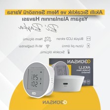Die Grup Akıllı Wifi Sıcaklık ve Nem Sensörü, Tuya ve Smart Life Uyumlu, Akıllı Ev Için