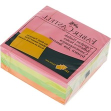 Die Grup Fosforlu Renkli Yapışkan Notluk - 75X75MM, 4 Renkli Küp