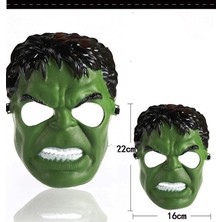 Die Grup Yeşil Renk Süper Kahraman Dev Adam Hulk Maskesi