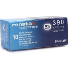 sbodurhome Renata 390 SR1130SW 1.55V Alkalin Saat Pili 10 Adet