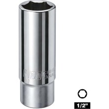 Belirtilmemiş 1/2 Altı Köşe Derin Lokma 16 mm