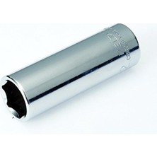 Belirtilmemiş 1107064007 1/4" Altı Köşe Derin Lokma Anahtar, Krom, 7 mm