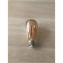 Belirtilmemiş Opto 4 Watt Rustik Ampul Armut Hs 2084 Sarı MTE0063
