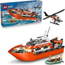 Die Grup LEGO City Sahil Güvenlik Kurtarma Botu ve Helikopt