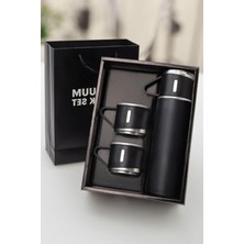 Die Grup Özel Kutulu 500 ml Çelik Termos, 3 Bardaklı Kullanım Seçeneği