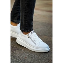 Shopwave MN601 - Lüx Süet Erkek Ayakkabı Beyaz
