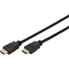 Shopwave Digitus AK-330107-10-S HDMI To HDMI ( 1 Metre ) 4K Altın Uç Görüntü Kablosu