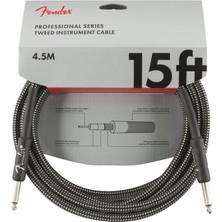 Fender Professional 4.5 Metre Gri Enstrüman Kablosu