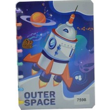 Die Grup Taros Color Outer Space Renkli Halkalı A5 Defter