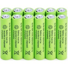 sbodurhome 800 Mah 1.2V Aaa Ni-Cd Şarj Edilebilir Pil 12 Adet