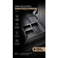 Sahler T10X Uyumlu Şaft Üstü Konsol Düzenleyici Premium Organizer - Deri Desenli