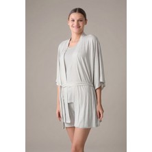Avrissa Concept Modern Bağlamalı Düz Renk Pijama Takımı