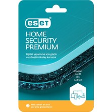 Shopwave Eset Home Securıty Premıum 3 Kullanıcı 1 Yıl Kutu