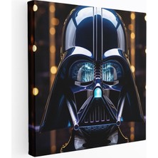 Popcasso Darth Vader Motifli Foto Gerçekçi Modern Sanat Yıldız Savaşları Duvar Tablosu