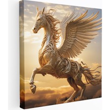 Popcasso Büyülü Pegasus Sanatı Kanvas Tablo