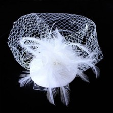 Tulle Store Beyaz Gelin Kep,nikah Şapkası,düğün Kepi Vualet ,gelin Tacı Kına,nikah,düğün Şapkası,yılbaşı Tacı