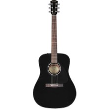 Fender Cd-60 Dreadnaught Ceviz Klavye Black Akustik Gitar