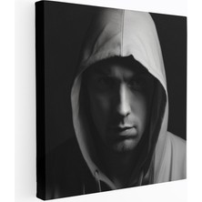Popcasso Minimalist Tarzda Eminem Temalı Modern Sanat Ile Seçim Kanvas Tablo