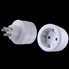 Die Grup Seyahat Adaptörü, 16 A Kapasite ve 100-250 V Uyumlu