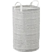 IKEA Klunka Beyaz-Siyah 60 Lt Çamaşır Torbası
