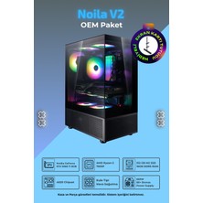 İnce Hesap Ih Noila V2 R5-7500F 16 GB 512 GB SSD RTX5060 Tı 8gb Oem Paket