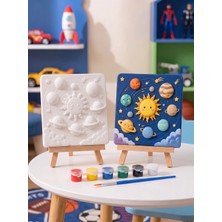 Tabdiko 15X15 Güneş Sistemi Taş Boyama Seti – Çocuk ve Yetişkin Hobi Kiti