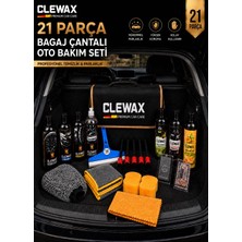 clewax 21 Parça Premium Araç, Motosiklet Yıkama Seti