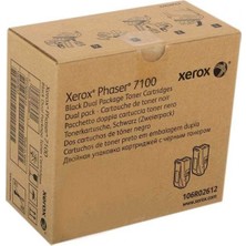 Xerox Phaser 7100 - (106R02612) Siyah Orjinal Toner 2li Paket