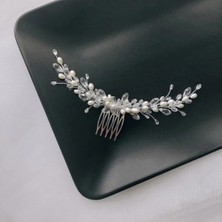 Tulle Store Kristal Taraklı Gelin Tacı Gelin Tacı,gelin Saç Aksesuarı,gelin Saç Tokası,el Yapımı