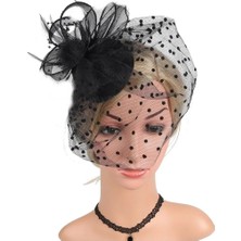 Tulle Store Kep,siyah Gelin Kep,nikah Şapkası,düğün Kepi Vualet ,gelin Tacı Kına,nikah,düğün Şapkası